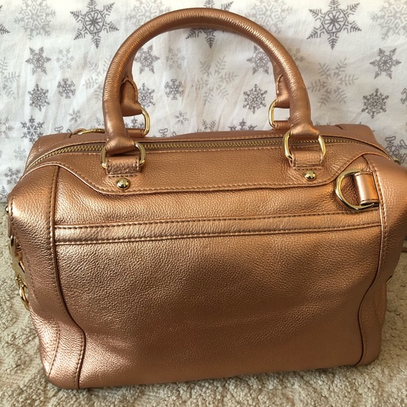 Rebecca Minkoff MAB Mini Satchel in Rosegold - Picture 10 of 17